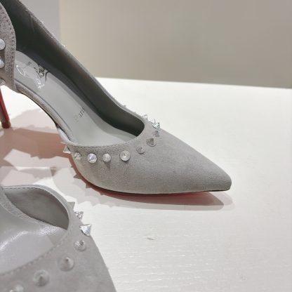 Christian Louboutin classic ANGALINA red sole high heels - Image 7