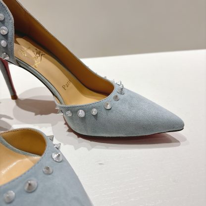 Christian Louboutin classic ANGALINA red sole high heels - Image 7