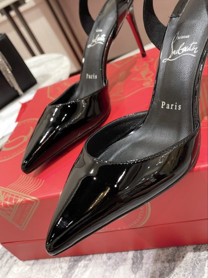 Christian Louboutin exquisite glossy high-heeled shoes - Image 7