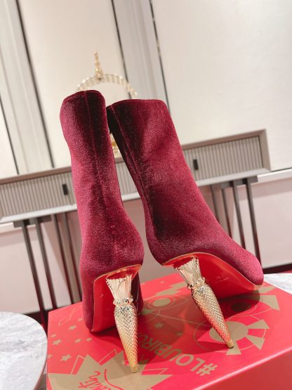 ChristianLouboutin Queen's Scepter Ankle Boots - Image 6