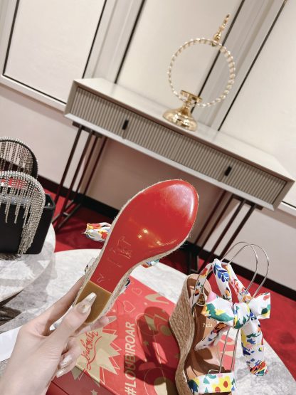 ChristianLouboutin wedge sandals - Image 6