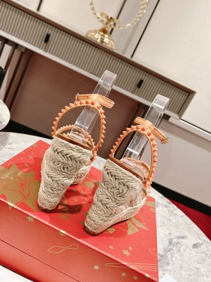ChristianLouboutin wedge sandals - Image 8