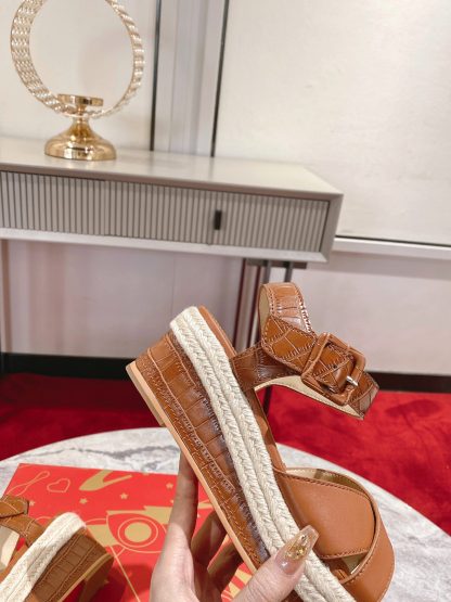 ChristianLouboutin wedge sandals - Image 8