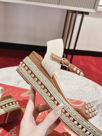 ChristianLouboutin wedge sandals - Image 8