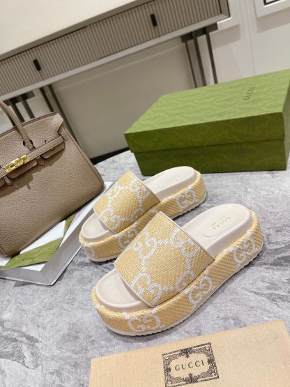 Gucci Women's GG Platform Slide Sandals