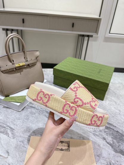 Gucci Women's GG Platform Slide Sandals - Image 7