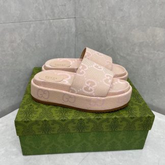 Gucci Women's Large GG Platform Slides