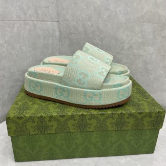 Gucci Women's Large GG Platform Slides
