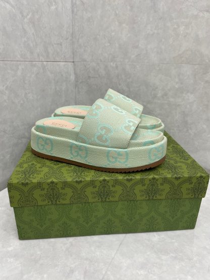 Gucci Women's Large GG Platform Slides
