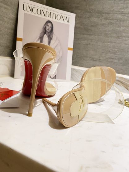 Christian Louboutin transparent strap high-heeled sandals - Image 8