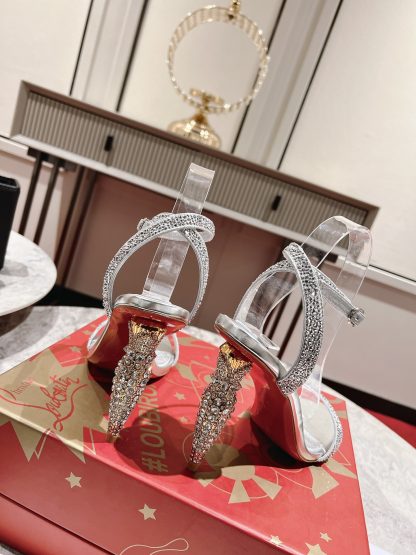 Christian Louboutin Queen's Scepter Sandals High Heels - Image 8