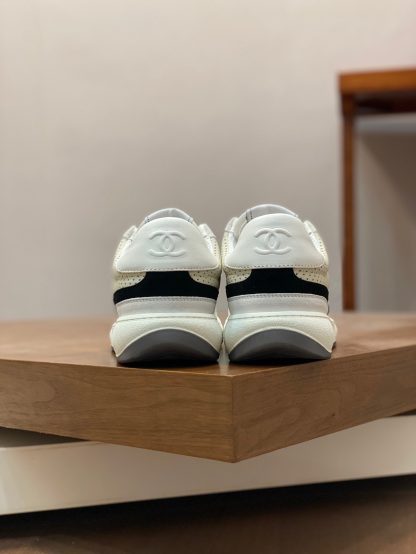 Chanel autumn and winter new beige fashionable cowhide breathable sneakers - Image 8