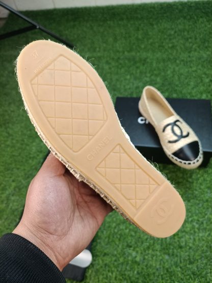 Chanel popular cowhide apricot black casual shoes - Image 7