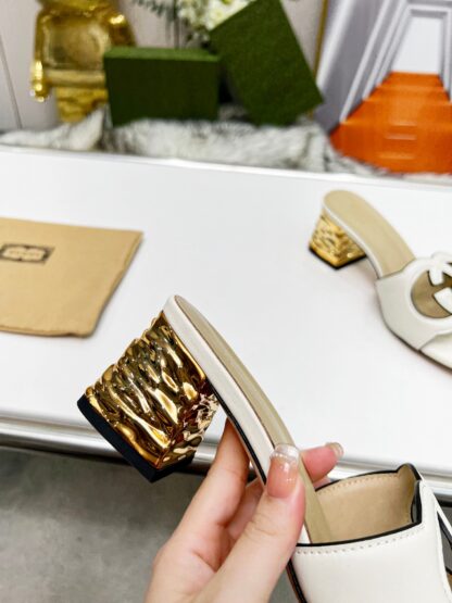 Gucci mid-heel slippers - Image 9