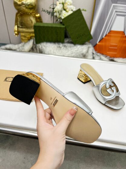 Gucci mid-heel slippers - Image 8