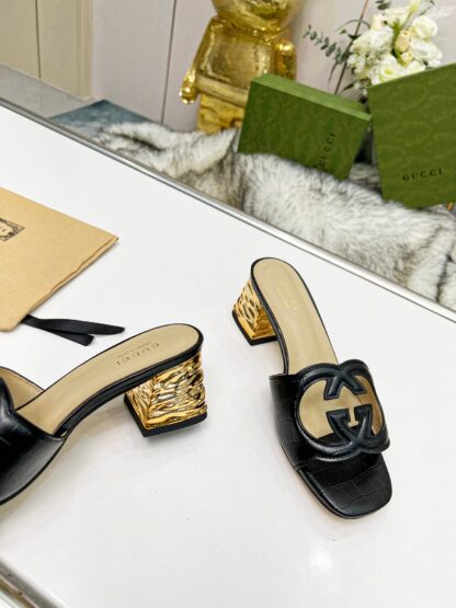 Gucci mid-heel slippers - Image 9