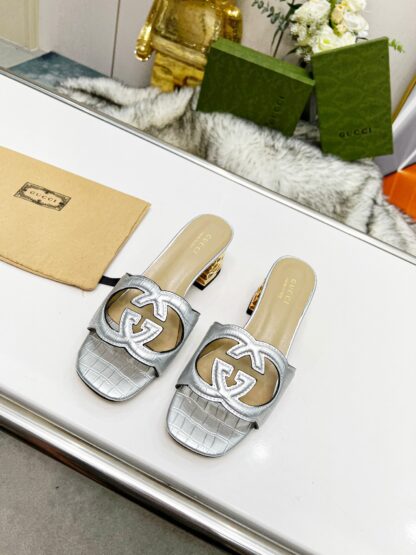Gucci mid-heel slippers - Image 9