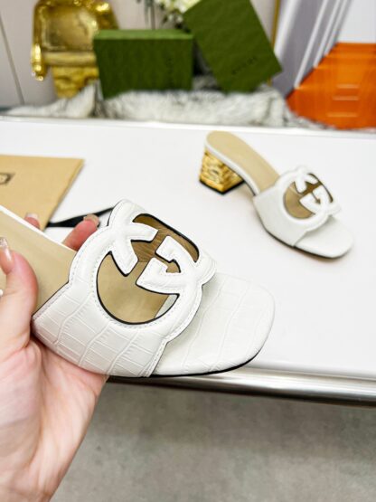 Gucci mid-heel slippers - Image 9