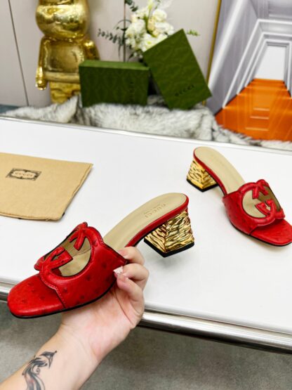Gucci mid-heel slippers - Image 9