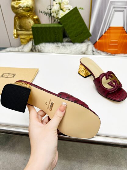 Gucci mid-heel slippers - Image 9