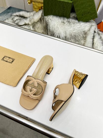 Gucci mid-heel slippers - Image 9