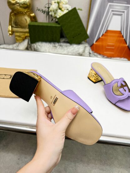 Gucci mid-heel slippers - Image 9