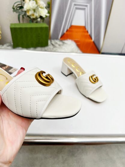 Gucci mid-heel slippers - Image 8