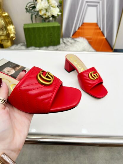 Gucci mid-heel slippers - Image 8