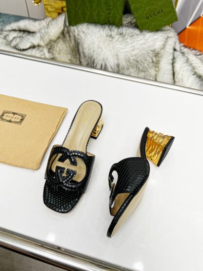 Gucci mid-heel slippers - Image 9