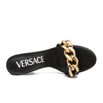 VERSACE chain sandals high heels - Image 8