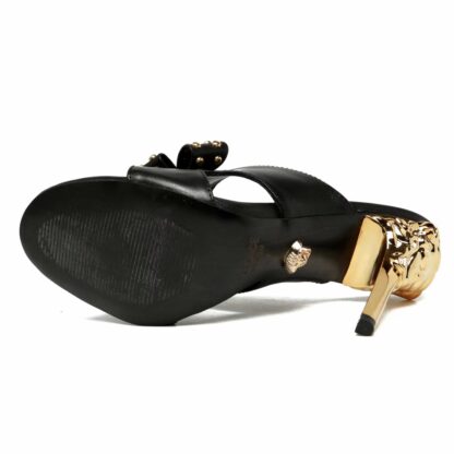 VERSACE new bow exquisite sandals high heels - Image 8