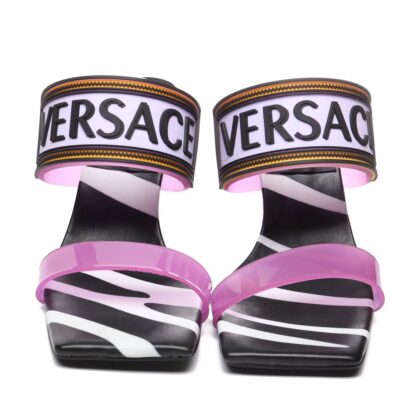 VERSACE new color matching high heel sandals - Image 8