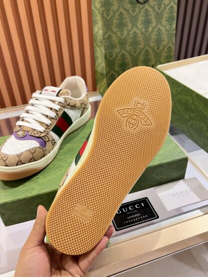 Gucci retro distressed elements, washed retro logo casual shoes on the tongue - Image 8