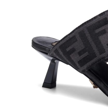 VERSACE fashionable versatile one-strap sandals high heels - Image 8