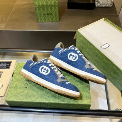 Gucci Early Spring Latest Hot 80 Couples Casual Retro Distressed White Shoes - Image 9