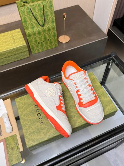 Gucci Early Spring Latest Hot 80 Couples Casual Retro Distressed White Shoes - Image 6