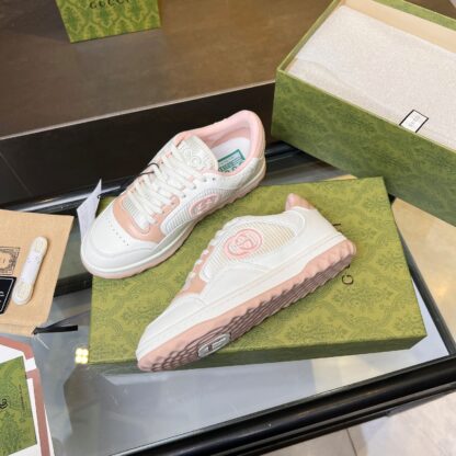 Gucci Early Spring Latest Hot 80 Couples Casual Retro Distressed White Shoes