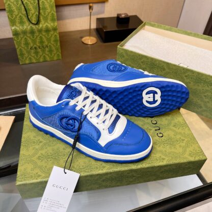 Gucci Early Spring Latest Hot 80 Couples Casual Retro Distressed White Shoes - Image 9