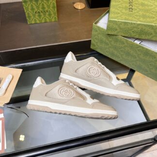 Gucci Early Spring Latest Hot 80 Couples Casual Retro Distressed White Shoes