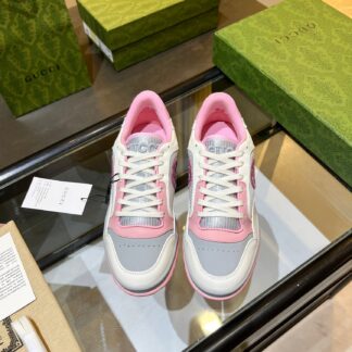 Gucci Early Spring Latest Hot 80 Couples Casual Retro Distressed White Shoes