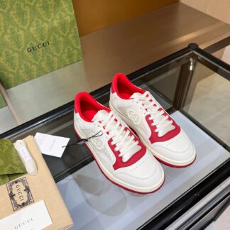 Gucci Early Spring Latest Hot 80 Couples Casual Retro Distressed White Shoes