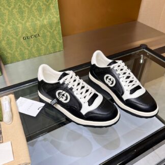 Gucci Early Spring Latest Hot 80 Couples Casual Retro Distressed White Shoes
