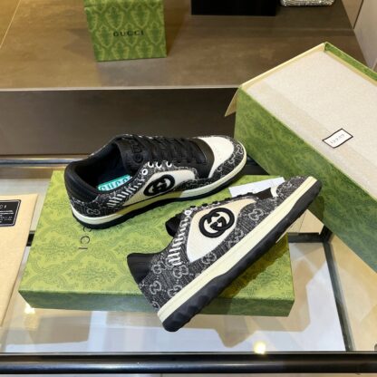 Gucci Early Spring Latest Hot 80 Couples Casual Retro Distressed White Shoes - Image 8