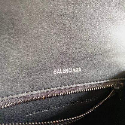 Balenciaga black bag with crocodile pattern - Image 8