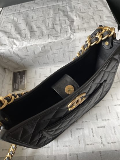 Chanel 24s hobo simple and elegant handbag - Image 8
