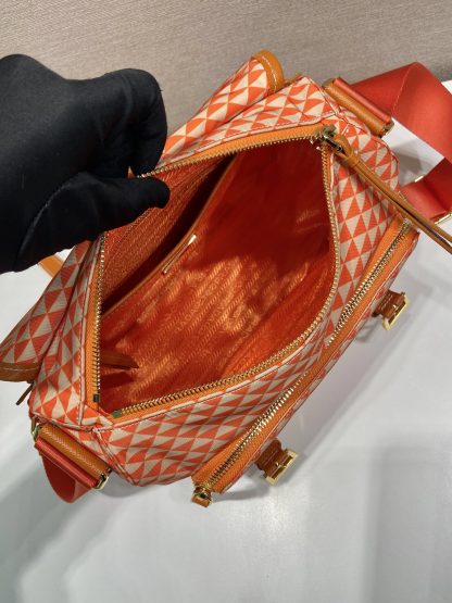 Prada printed nylon messenger bag - Image 8