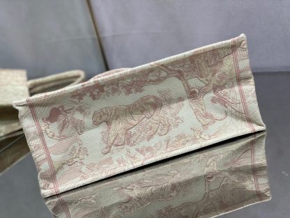 Dior Pink Tiger Large Book Tote Bag - Image 8