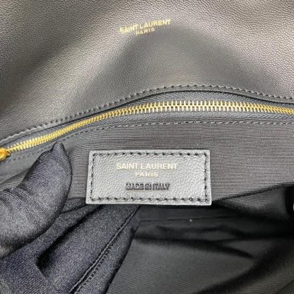 Ysl black gold button cloud bag - Image 8