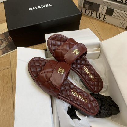 Chanel red versatile slimming slippers - Image 8
