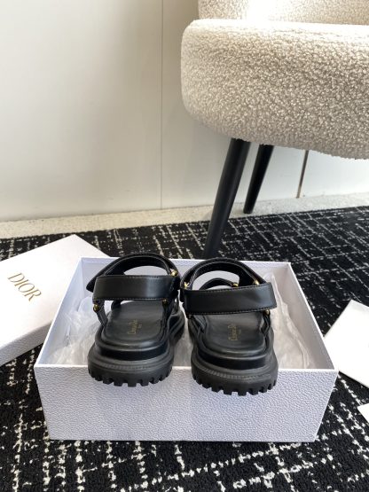 Dior black Velcro slide sandals - Image 8